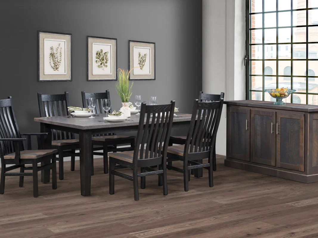 Shown with Bernice Table and Gretna Server