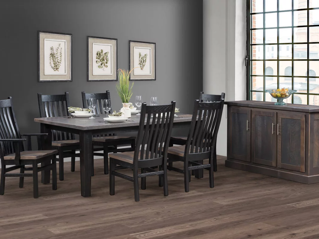 Shown with Bernice Table and Gretna Server