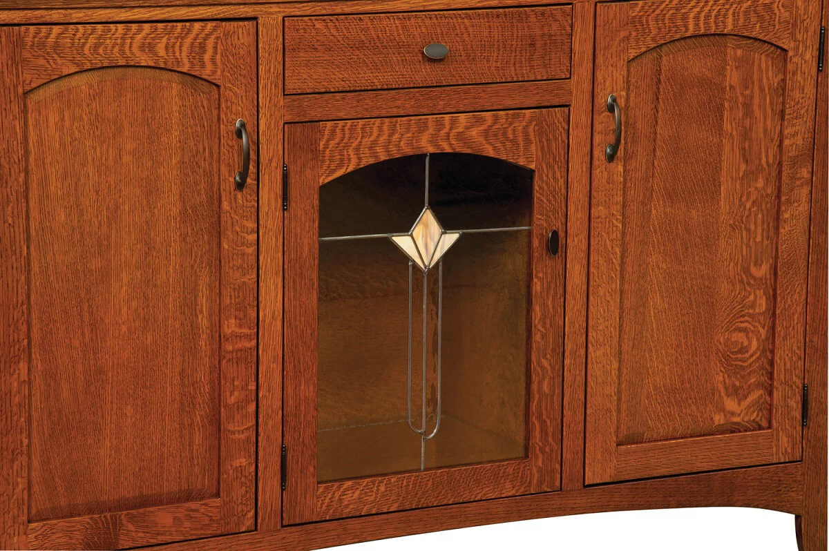 Bethany Dining Room Buffet with Tulip Glass