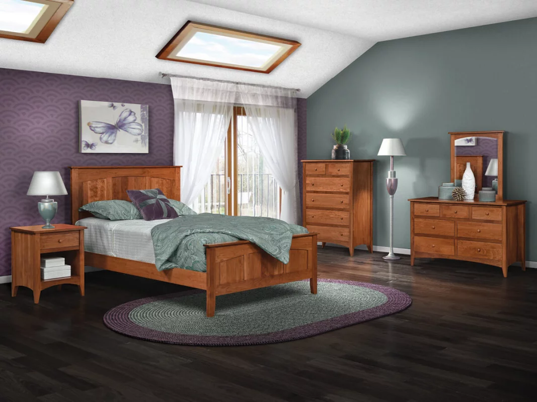 Cherry Shaker Bedroom Furniture