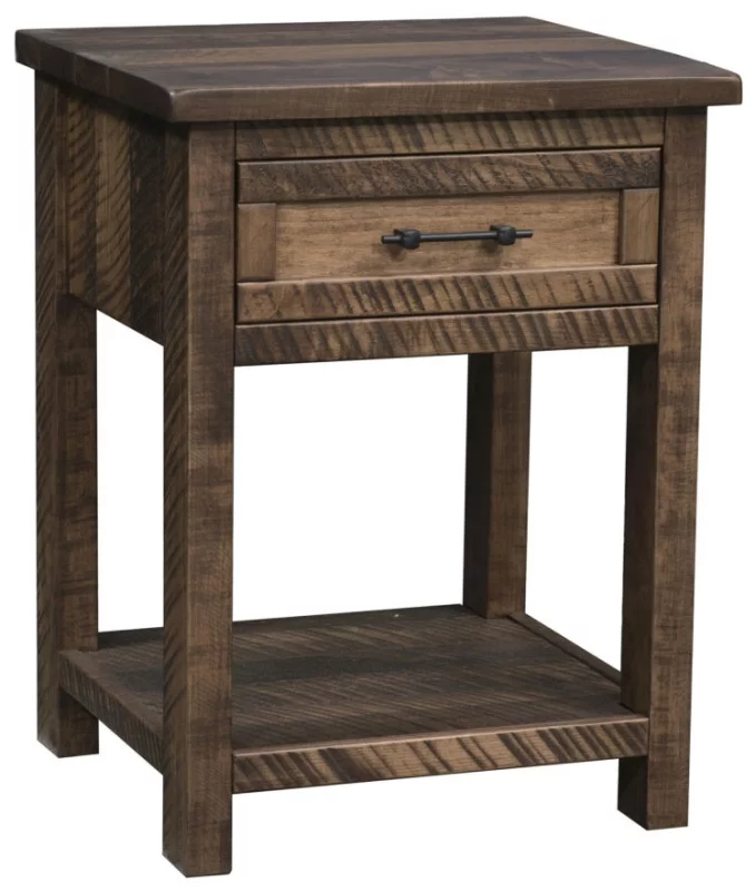 Boxi Rustic Open Night Table