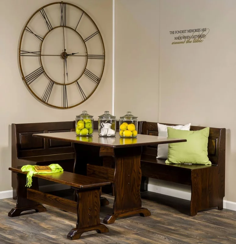Oak Kitchen Nook and Benches