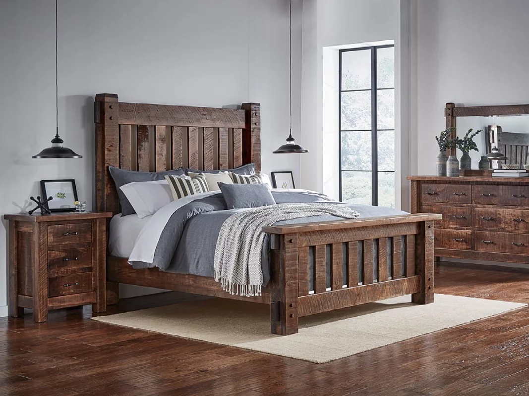 Rough Sawn Bedroom Set