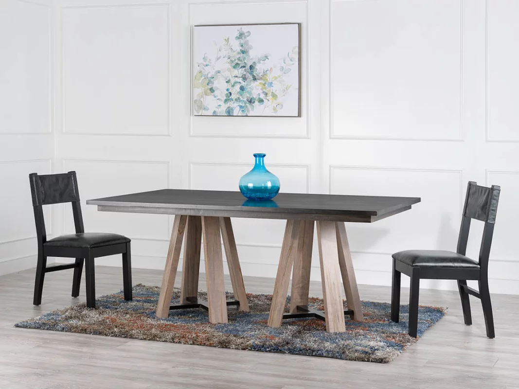 Contemporary Amish Dining Set