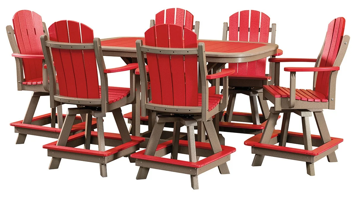 Cannelburg Outdoor Counter Oval Table