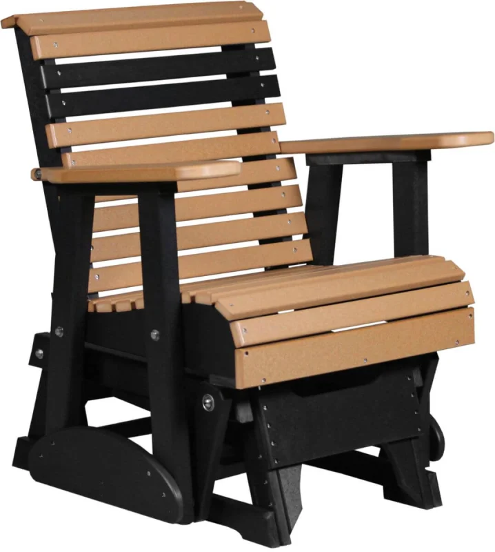 Cedar and Black Cape Lookout Patio Glider