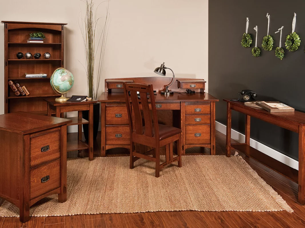 Capistrano Hardwood Office Set