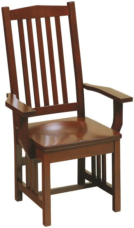 Cherry Mission Arm Chair