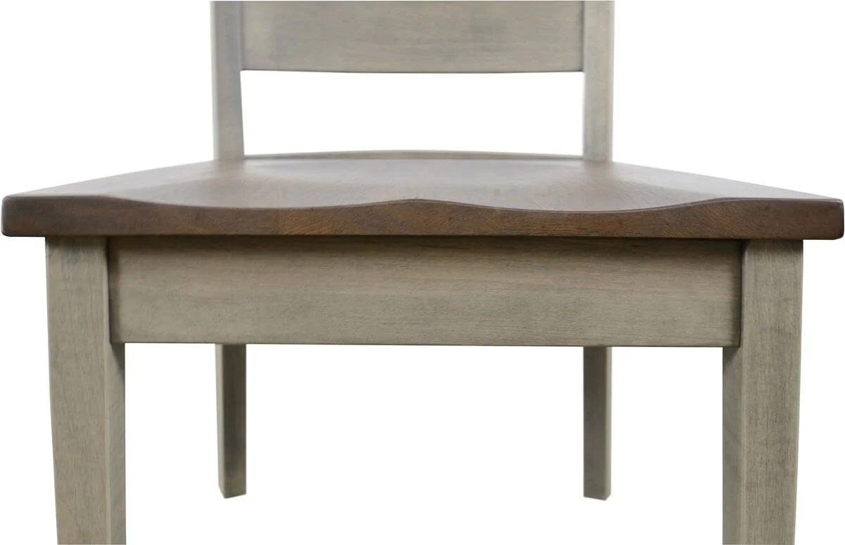 Scooped Wooden Seat
