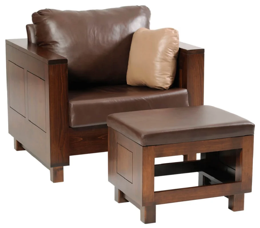 Cartier Chair and Ottoman