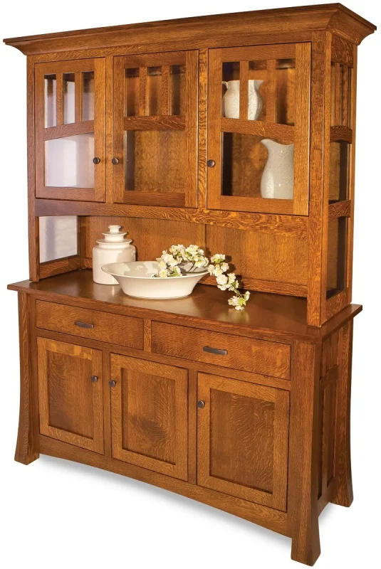Quartersawn White Oak Buffet and Cabinet