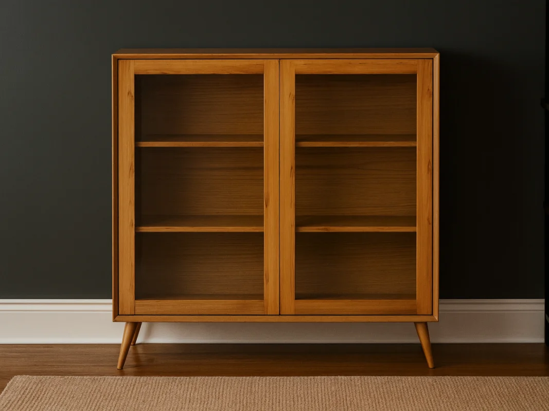 Churubusco Glass Bookshelf