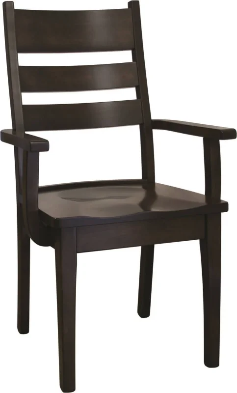 Solid Wood Arm Dining Chair