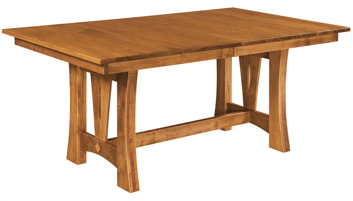 Clover Contemporary Trestle Table
