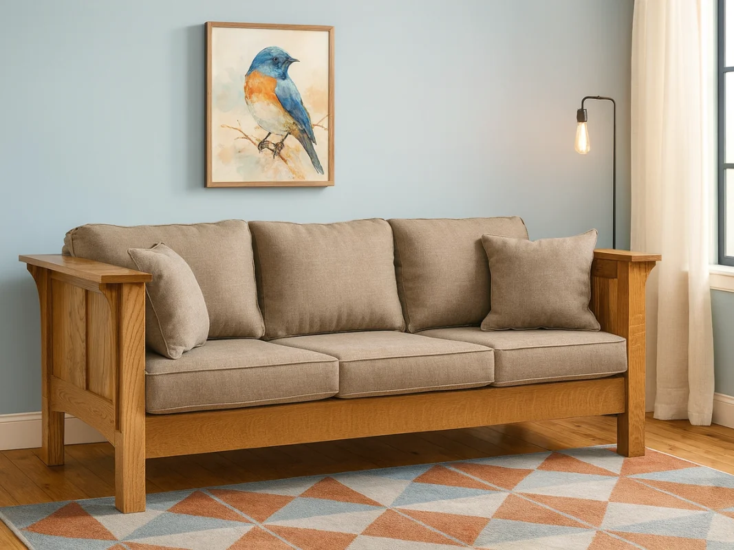 Colonial Cottage Living Room Sofa