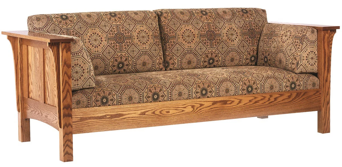 Amish Made Oak Sofa