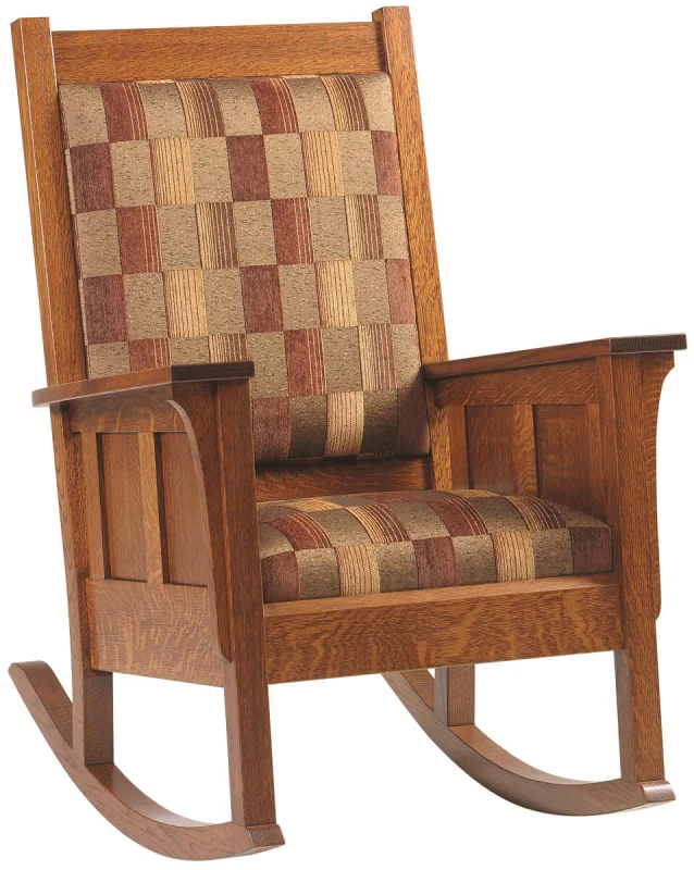 Colonial Cottage Upholstered Rocker - Countryside Amish Furniture
