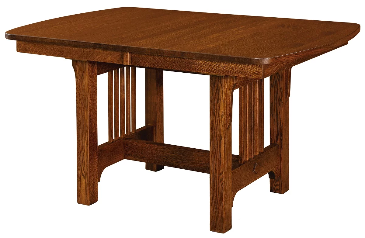 Mission Style Trestle Table
