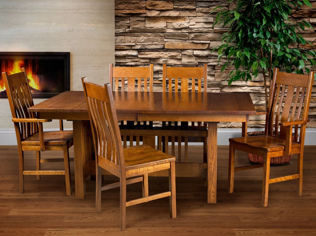 Countryside Amish Furniture Taylor House Mission Chair - Thumbnail 3