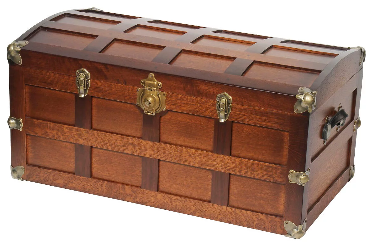 Countryside Amish Furniture Crosby Steamer Trunk - Thumbnail 3