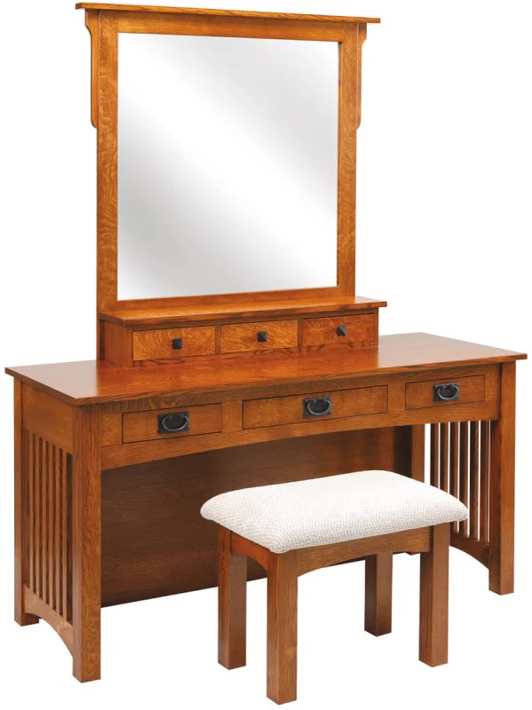 Amish Made Dressing Chest and Bench