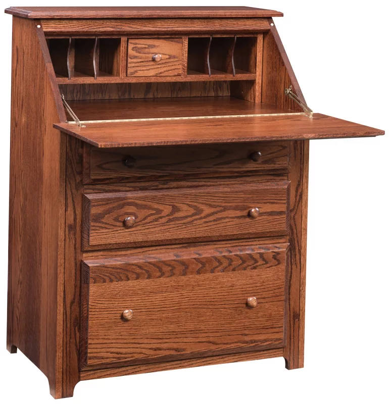 Countryside Amish Furniture Cuper’s Cove Drop Front Desk