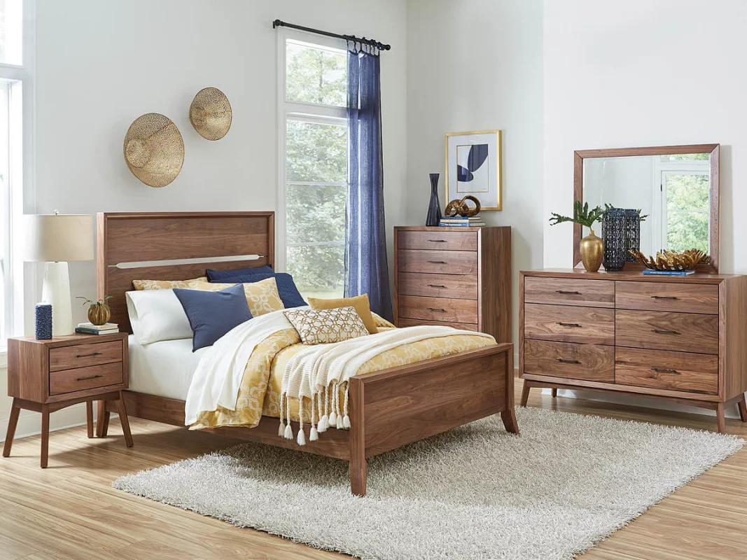 Cyprus Mid-Century Bedroom Set