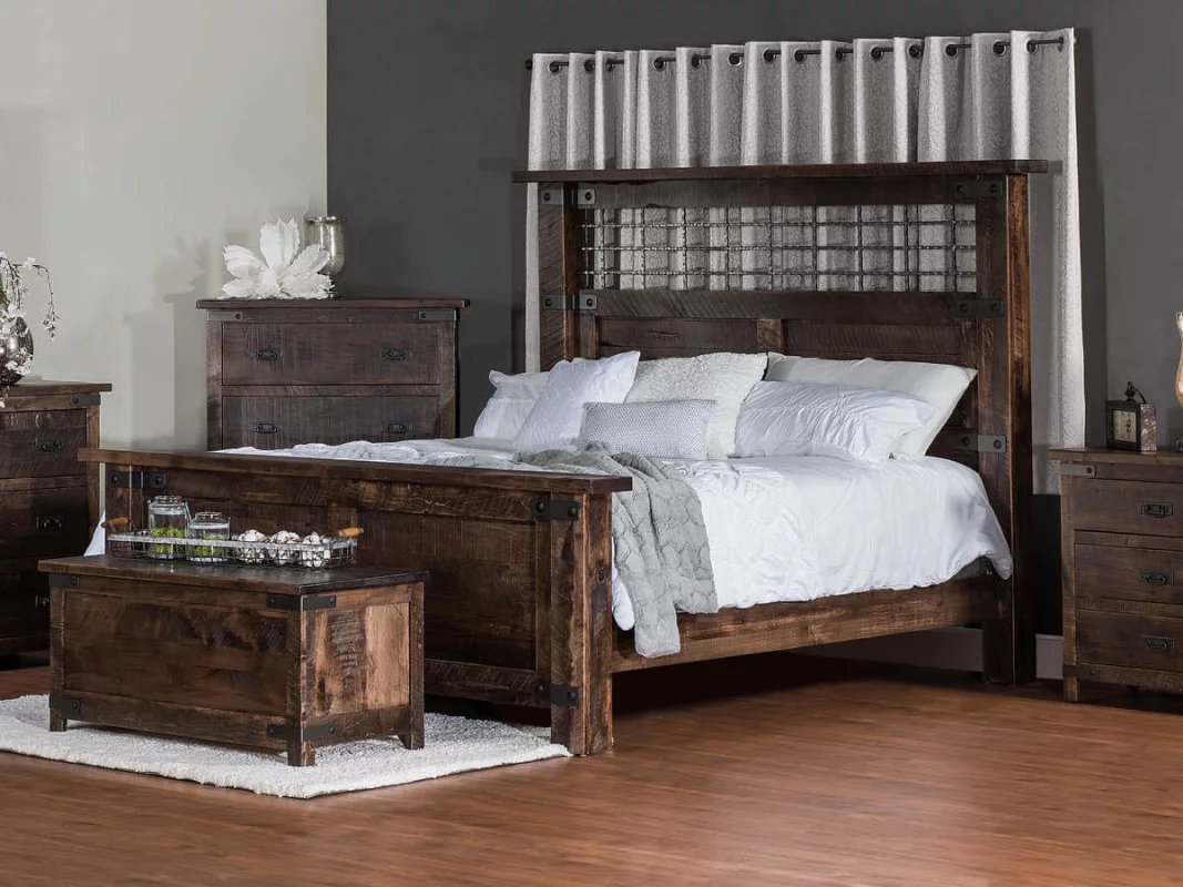 Rough Sawn Bedroom Set