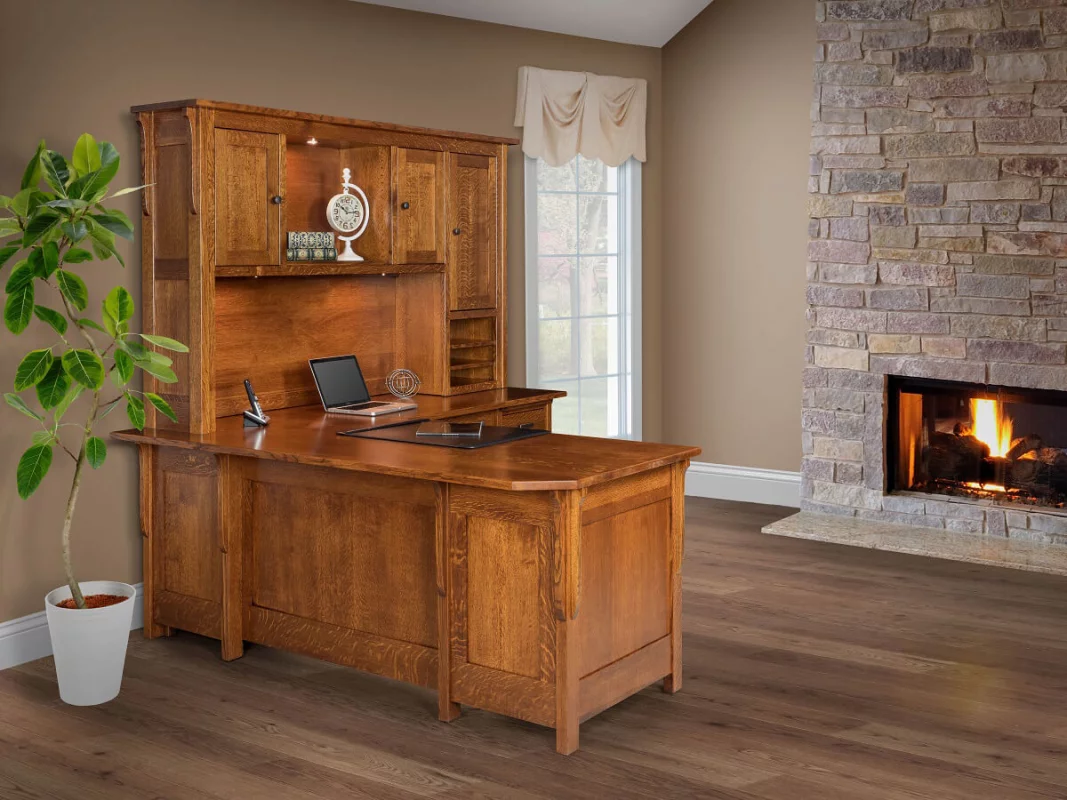 Shown in Quartersawn White Oak