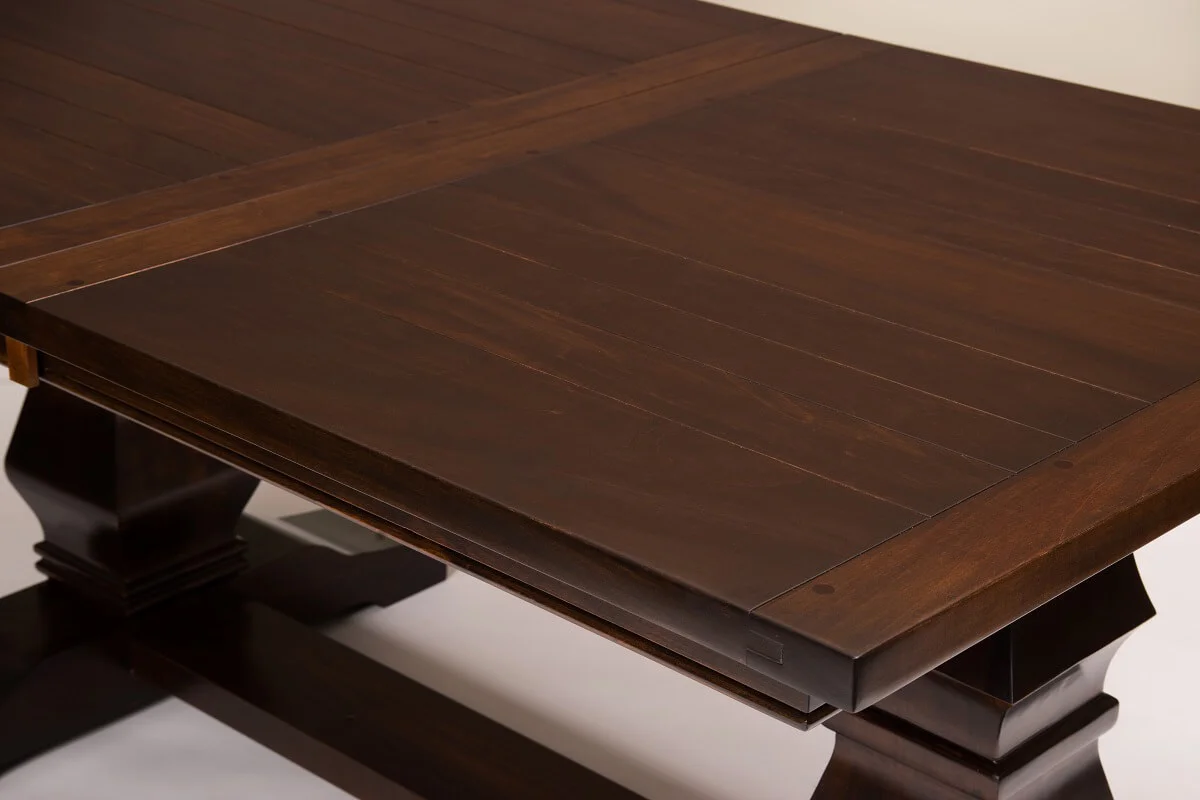 Plank Top Trestle Table