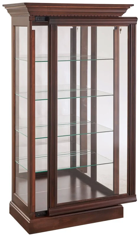Amish Made Sliding Glass Door Curio