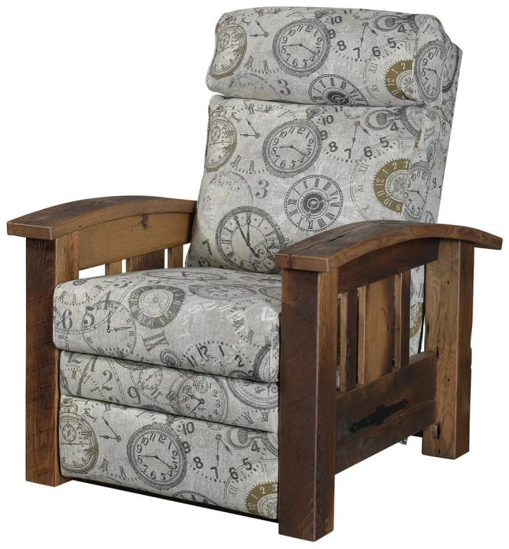 Reclaimed Wood Recliner