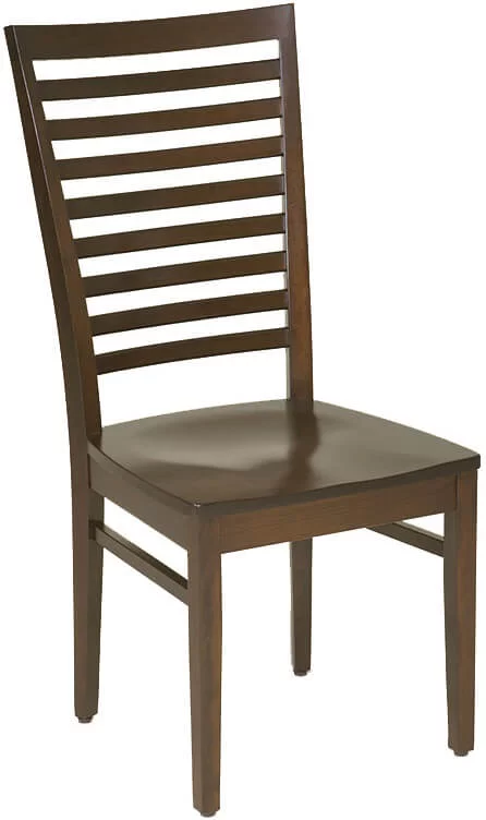 Side Chair in Brown Maple