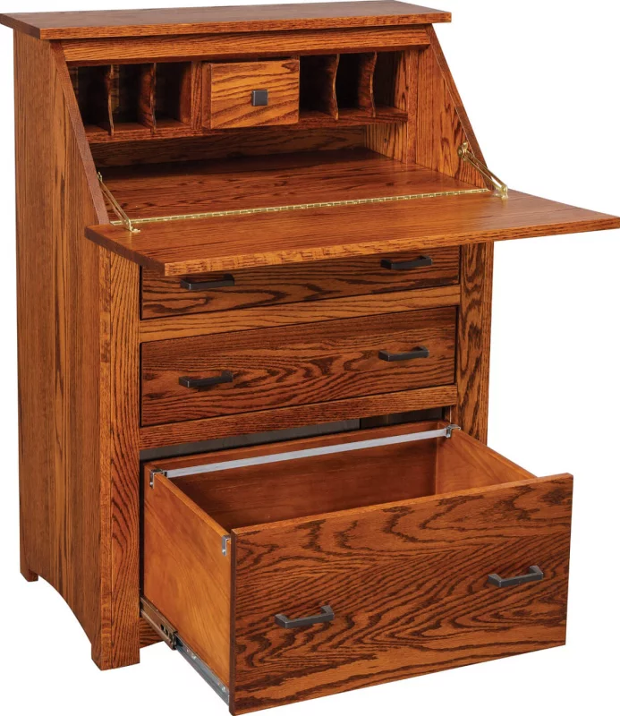 Oak Secretary Desk