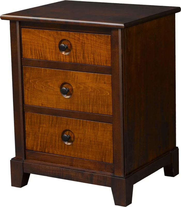 Etowah 3-Drawer Nightstand