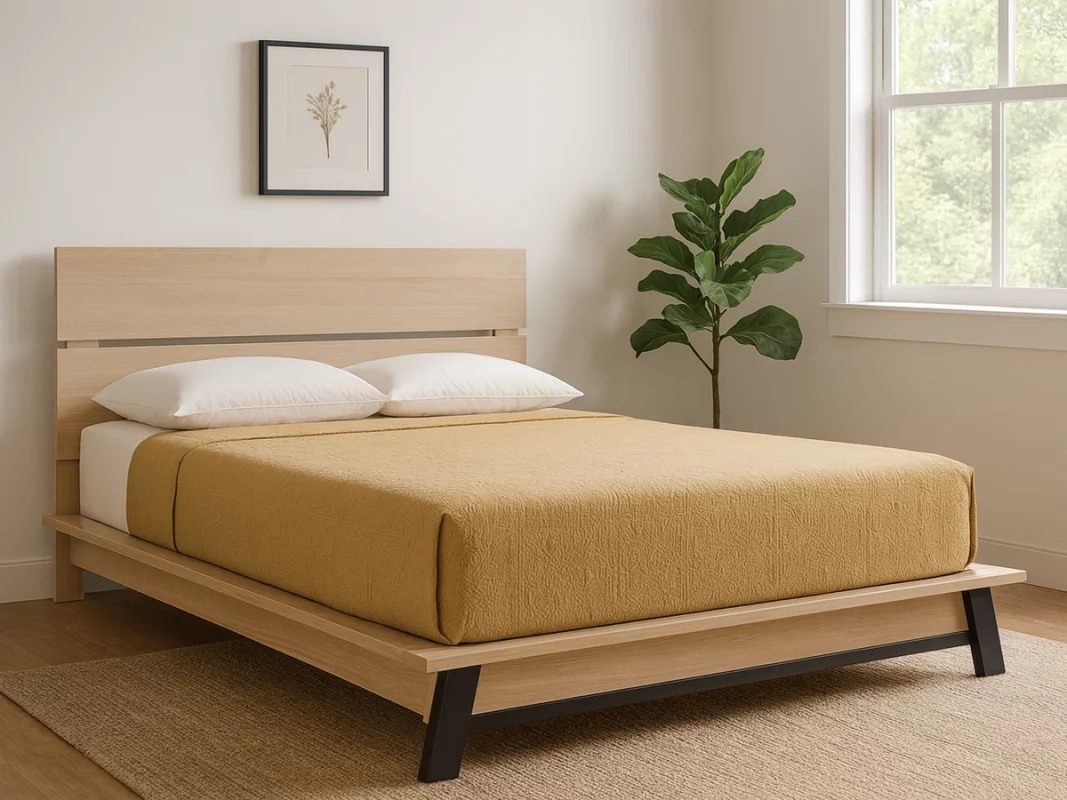 Evarts Mid-Century Platform Bed