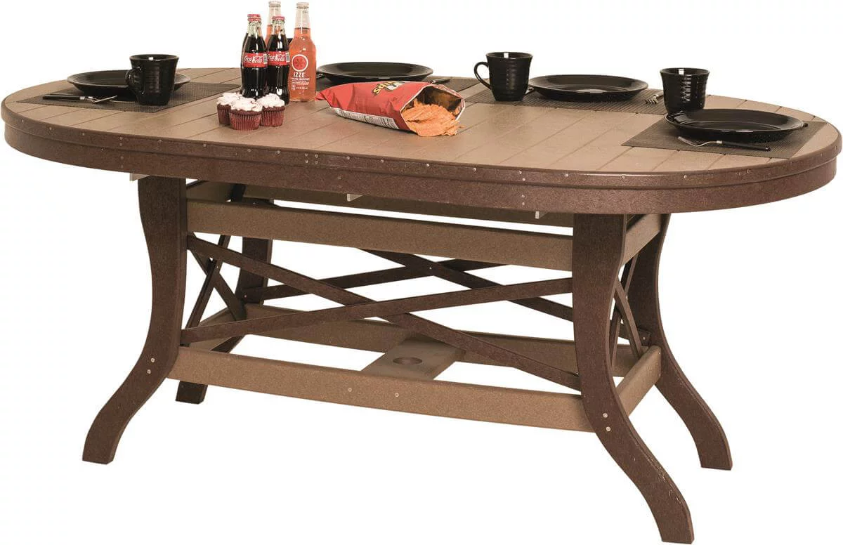 Figi Outdoor Oval Dining Table