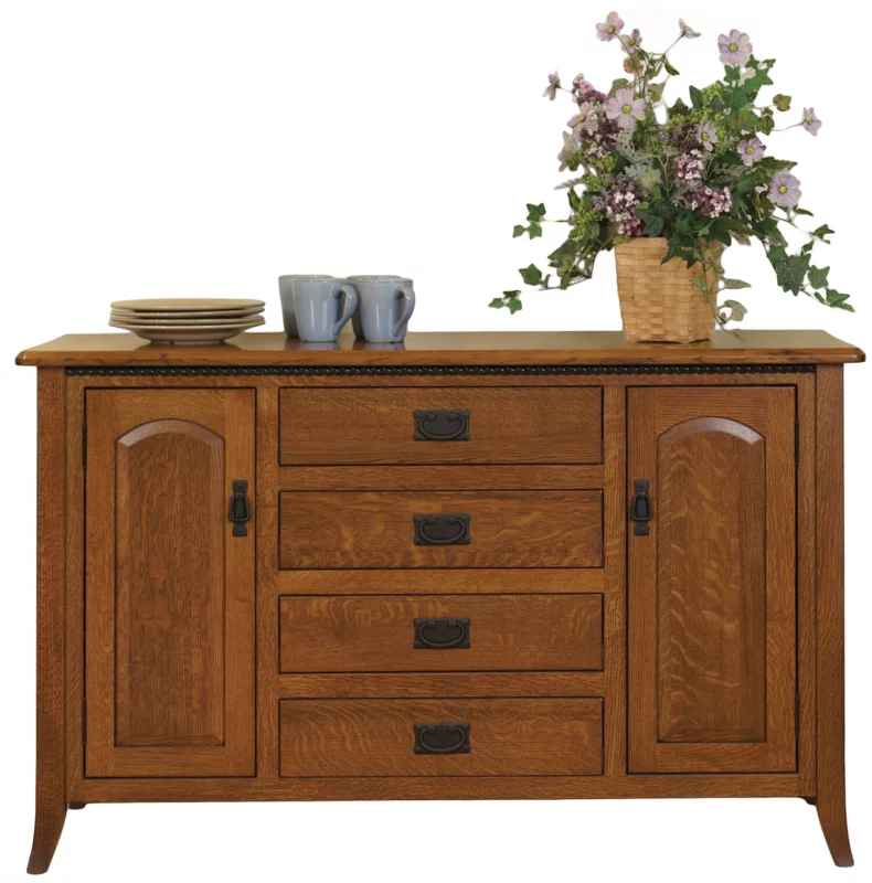 Server shown in Quartersawn White Oak