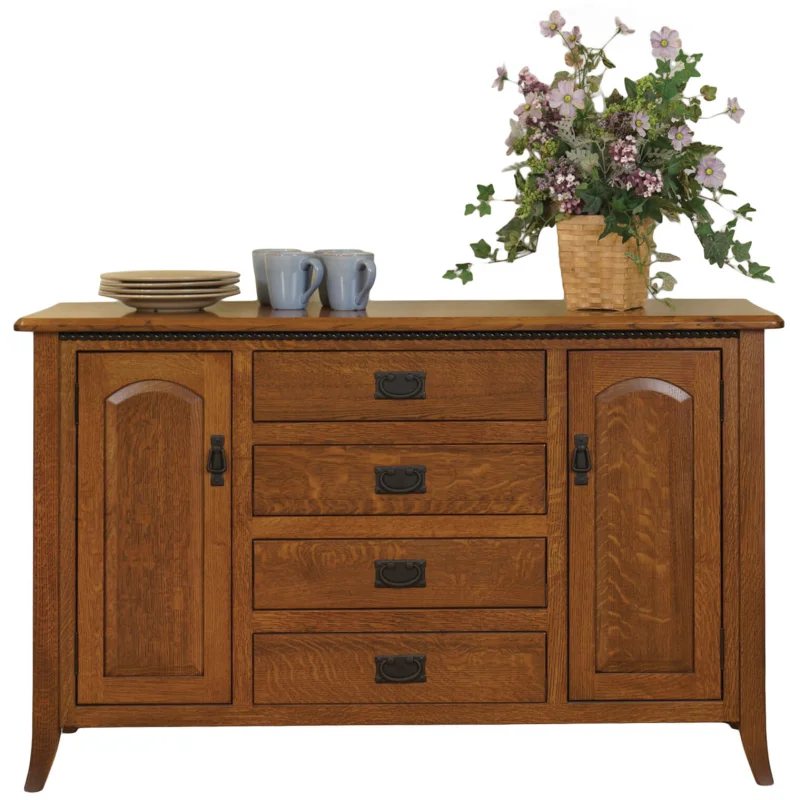 Server shown in Quartersawn White Oak