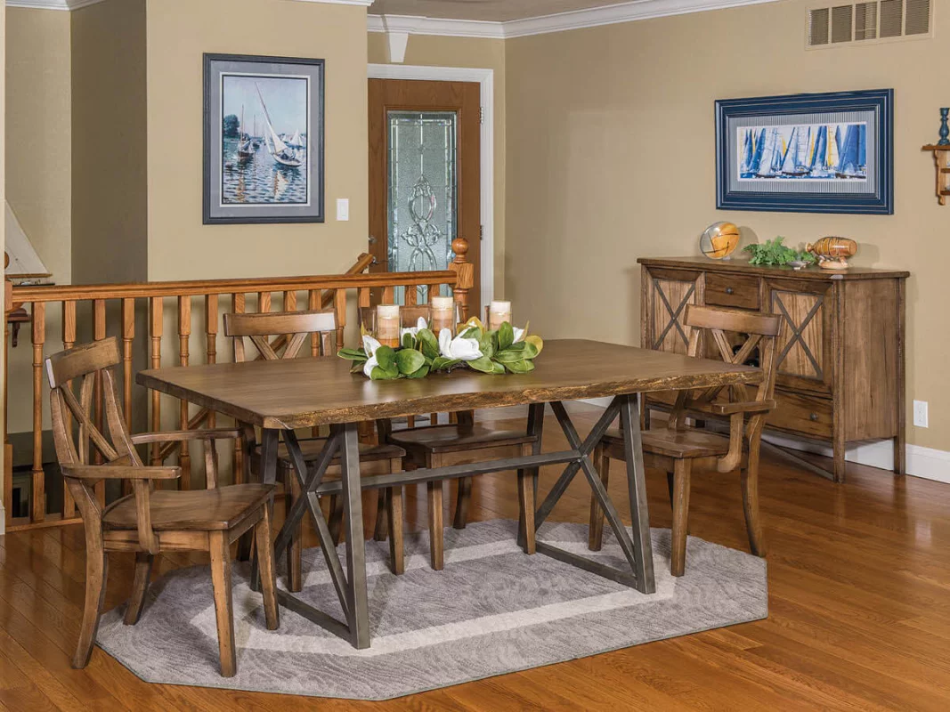 Gaffney Live Edge Dining Set