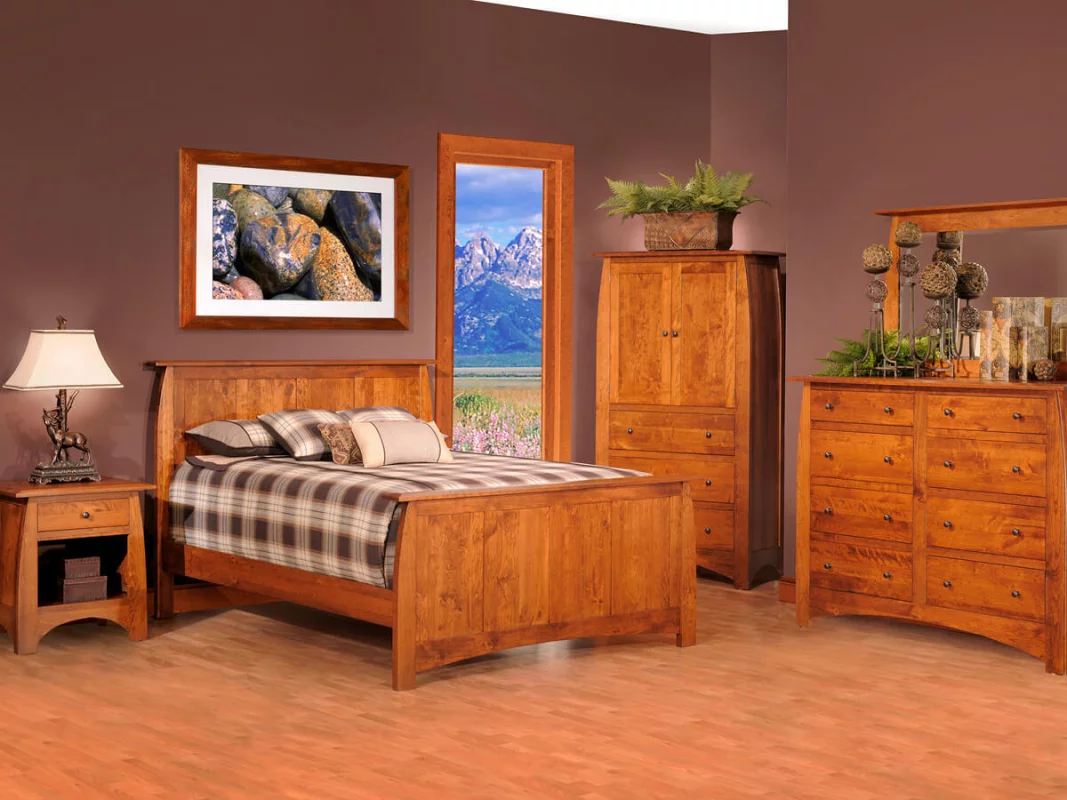 Shown in Rustic Cherry