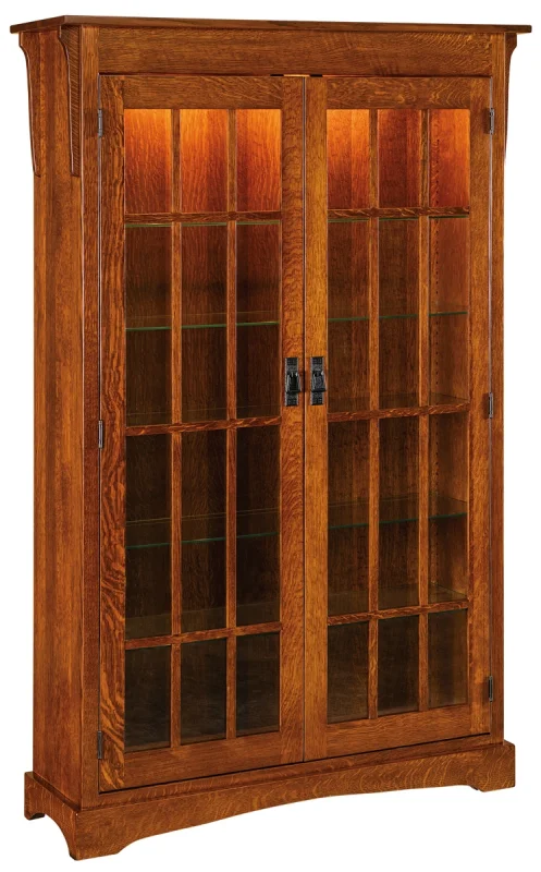 2-Door Enclosed Bookcase