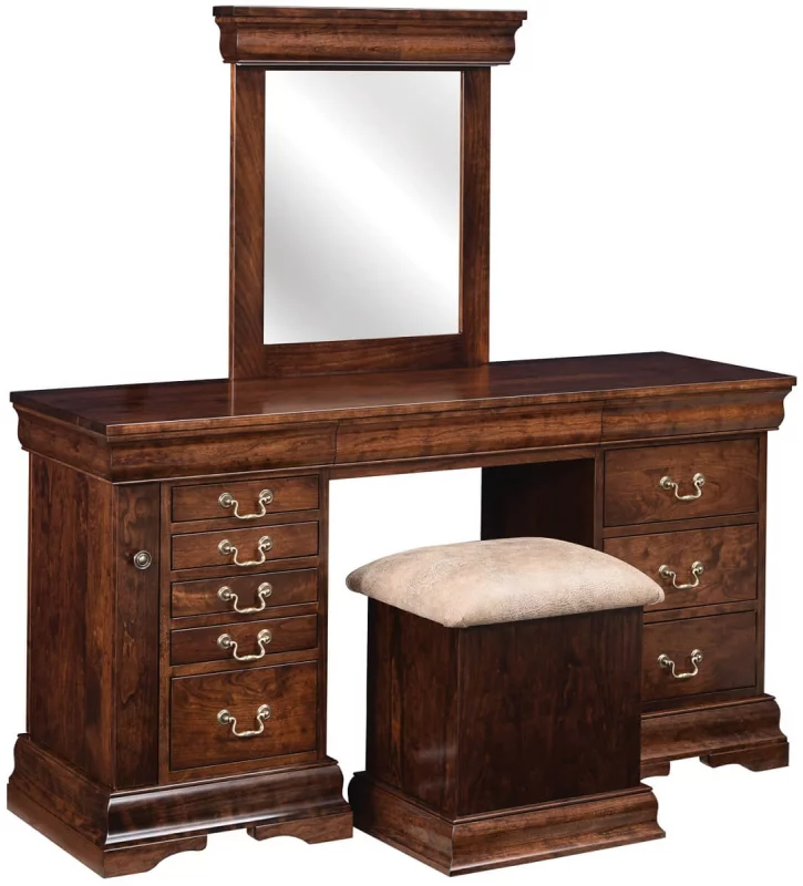 Glenburn Vanity Dresser and Bench