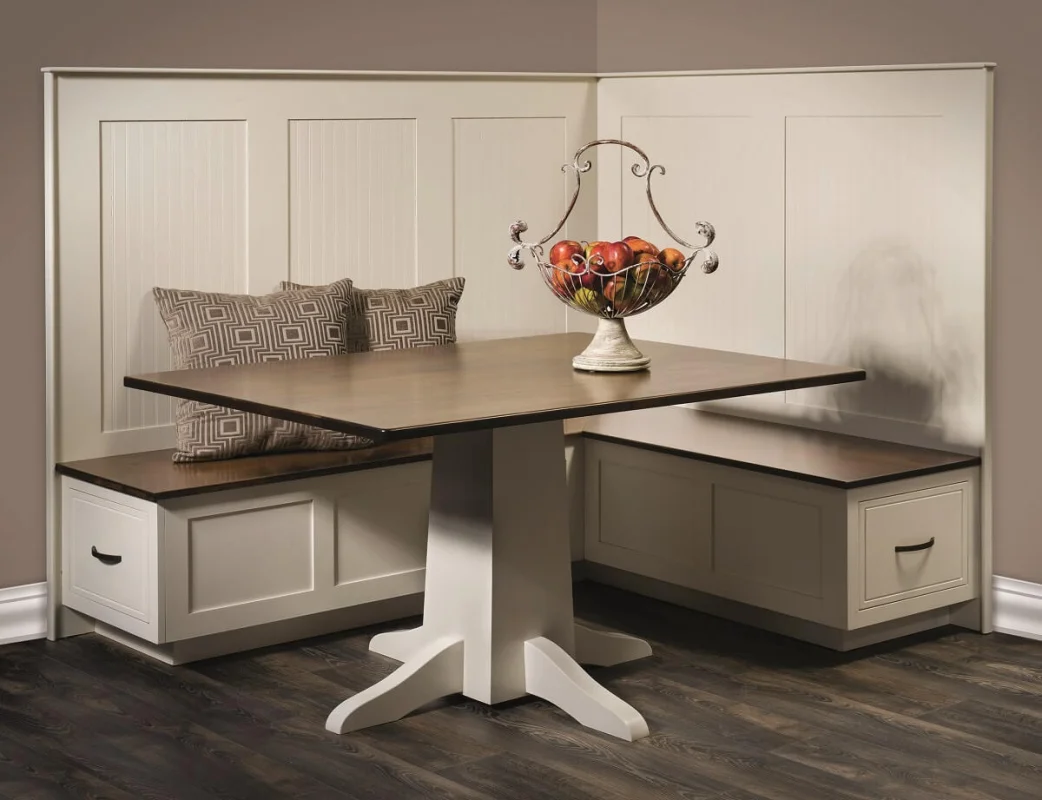 Painted Table with Benches