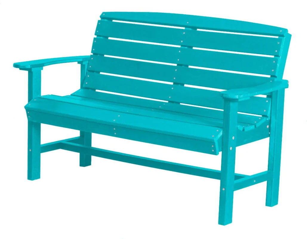 Aruba Blue Green Bay Outdoor Bench