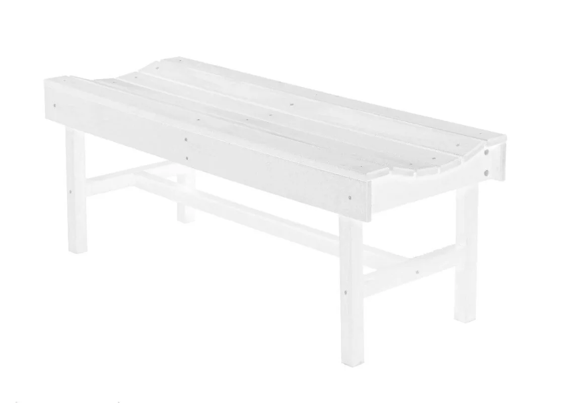 White Green Bay Park Bench