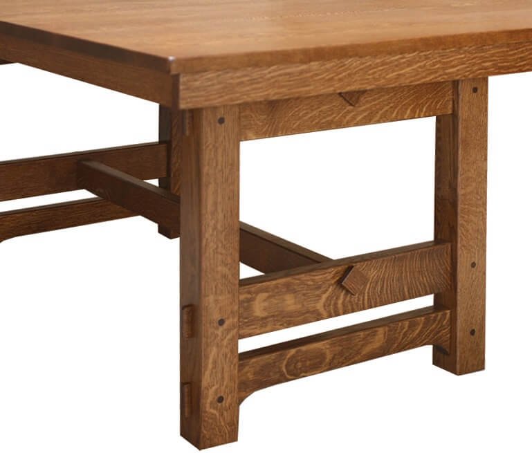 Trestle Detail on Gustav Dining Table