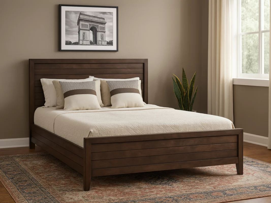 Quality Hardwood Bed
