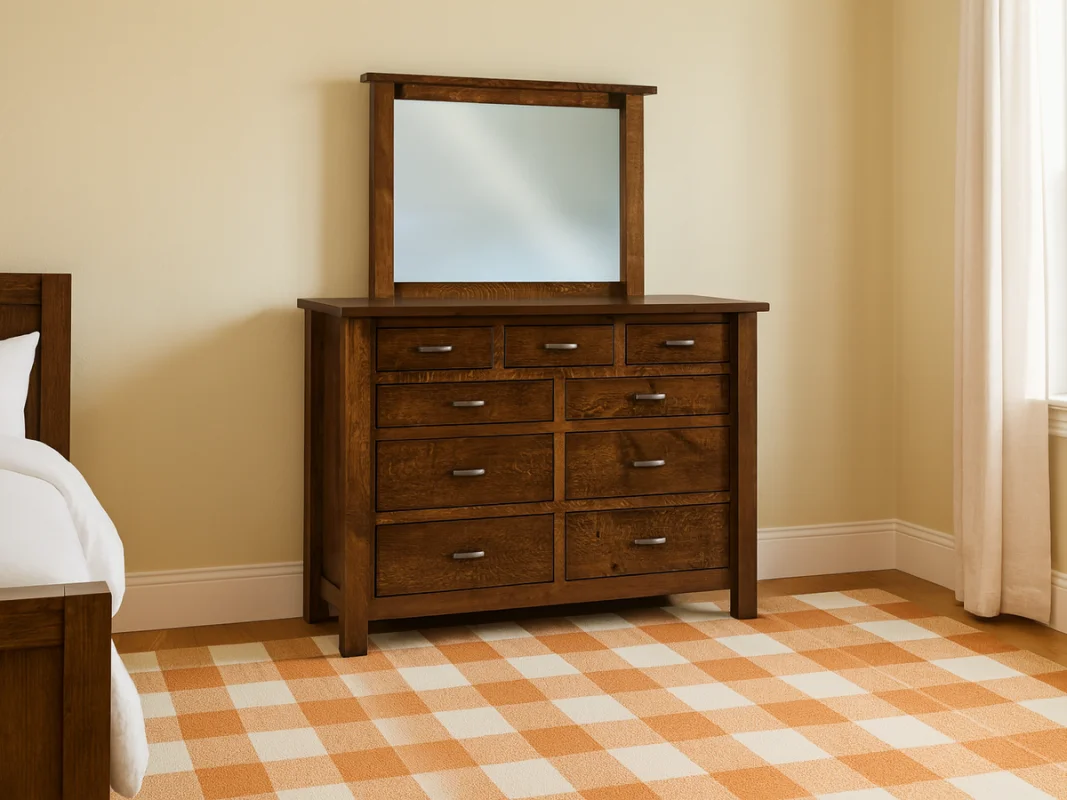Harper Tall Mirrored Dresser