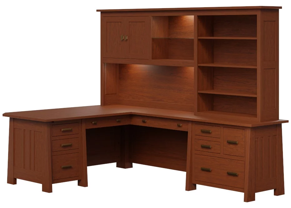 Hartington Corner Desk and Hutch